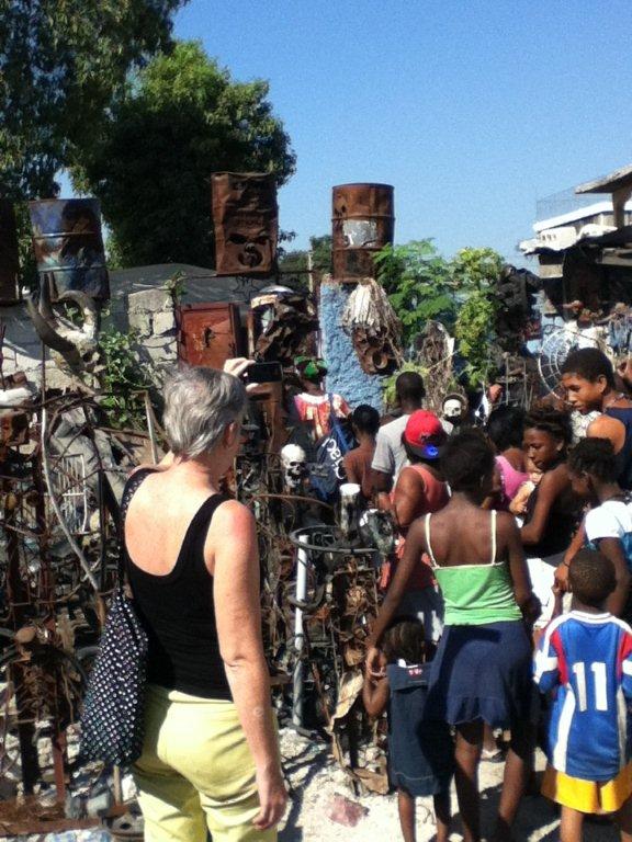 Slums of Port au Prince Haiti