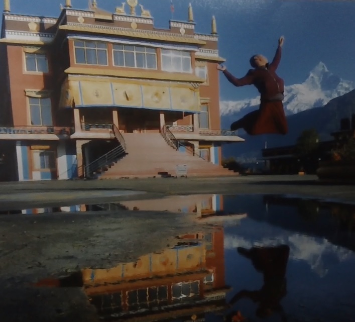 Sakya Buddhist Monastery in Pokhara, Nepal 